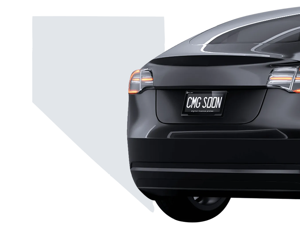 Nevada digital license plate